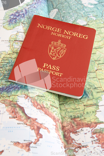 Image of Passport on map