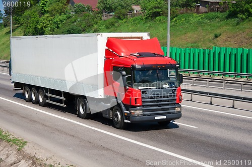 Image of Truck on highway