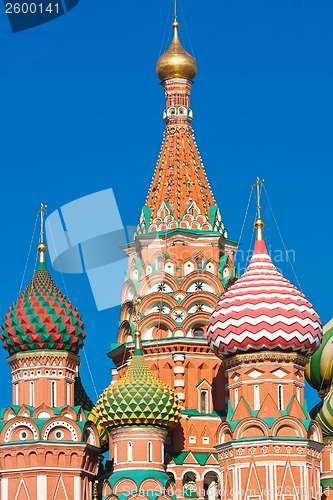 Image of Saint Basil Cathedral  in Moscow