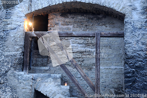 Image of Entrance to Medieval Fortress Wall