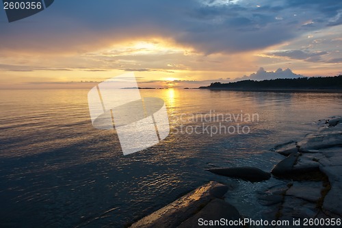 Image of Sea sunset