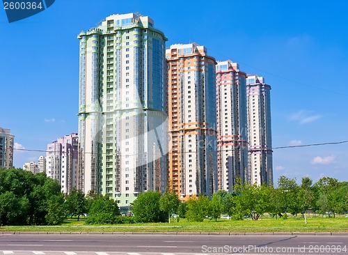 Image of Modern apartment buildings