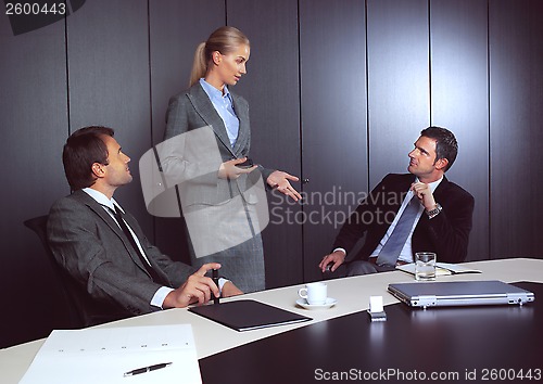 Image of business people working