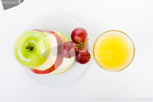 Image of fruit and juice