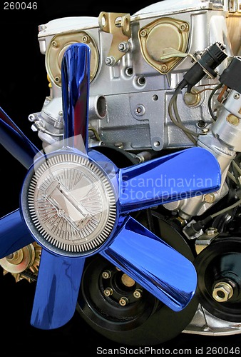 Image of Blue fan