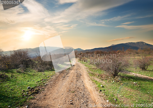 Image of Road in evening