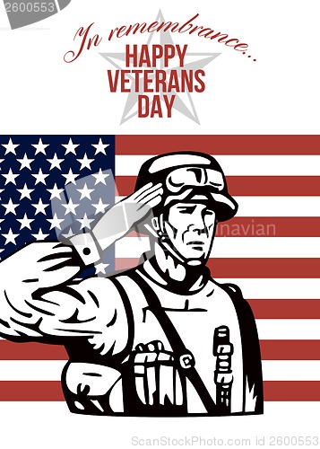 Image of American Veterans Day Greeting Card