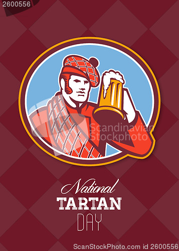 Image of National Tartan Day Beer Drinker Greeting Card