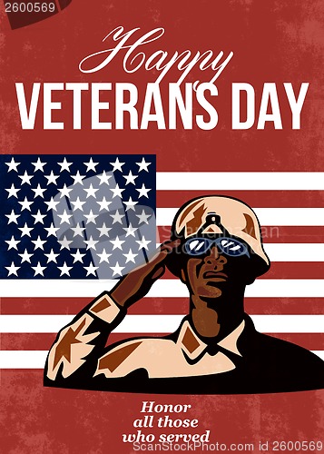 Image of Veterans Day Greeting Card American