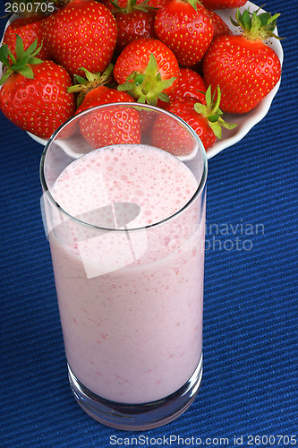 Image of Strawberry milkshake