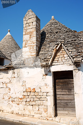 Image of Old Trulli houses in Alberobello, Apulia