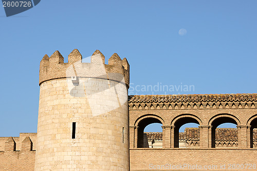 Image of Aljaferia Palace in Zaragoza, Spain