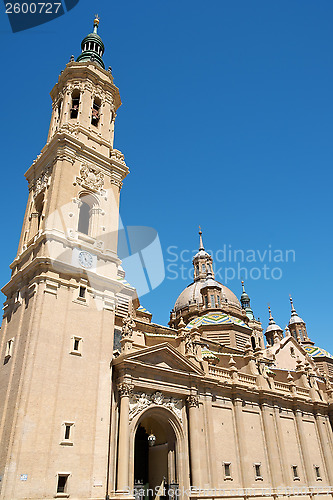 Image of Our Lady of the Pillar Basilica Cathedral in Zaragoza