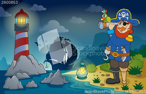 Image of Lighthouse with pirate theme 3