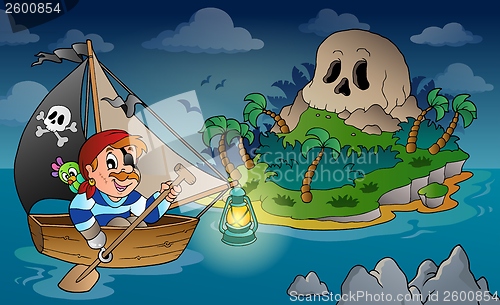 Image of Theme with pirate skull island 2