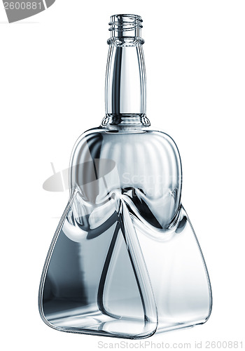 Image of Bottle for alcoholic beverages isolated 