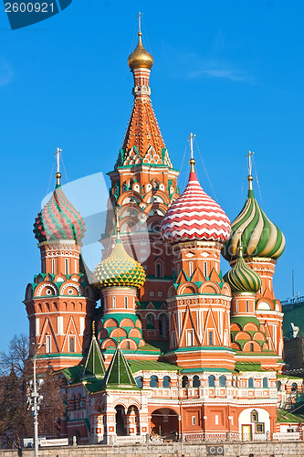 Image of Saint Basil Cathedral  in Moscow