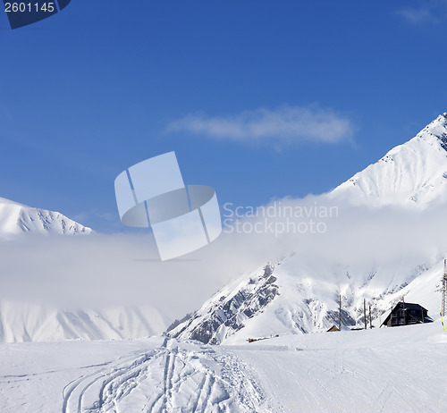 Image of Winter resort in Caucasus Mountains