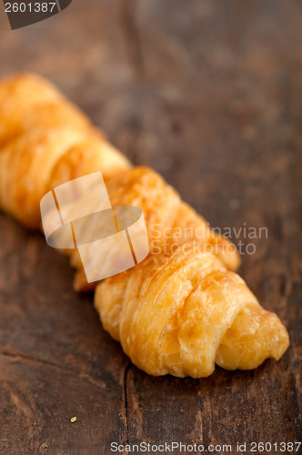 Image of fresh croissant french brioche 