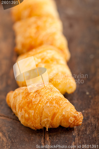 Image of fresh croissant french brioche 