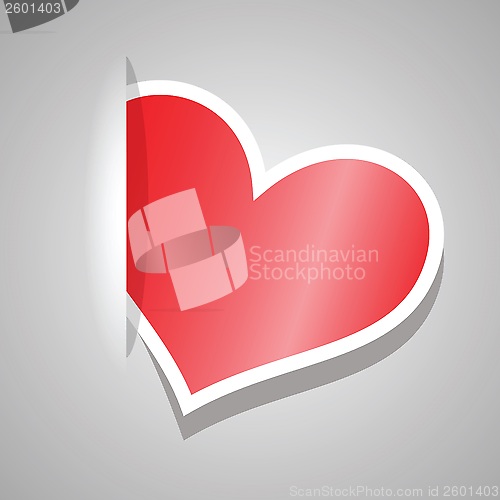 Image of heart sticker