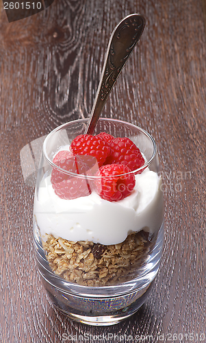 Image of Raspberries Dessert