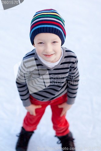 Image of kid ice skating