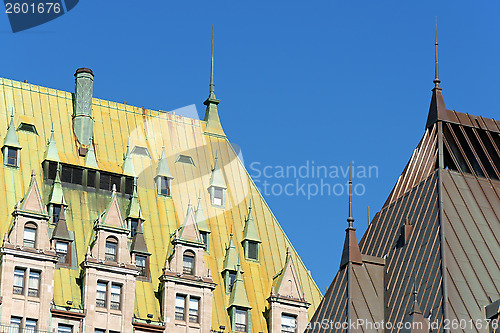 Image of Chateau Frontenac detail