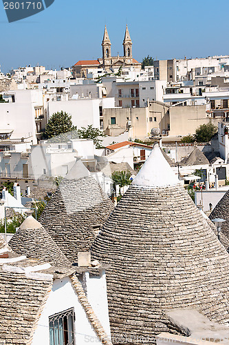 Image of Glimpse of Alberobello, Apulia, Italy.