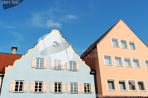 Image of Typical colorful houses in Schongau, Germany