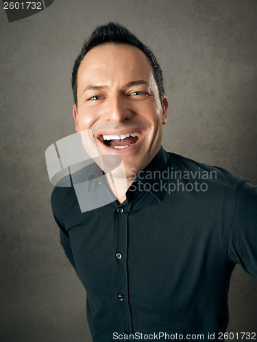 Image of male portrait joy
