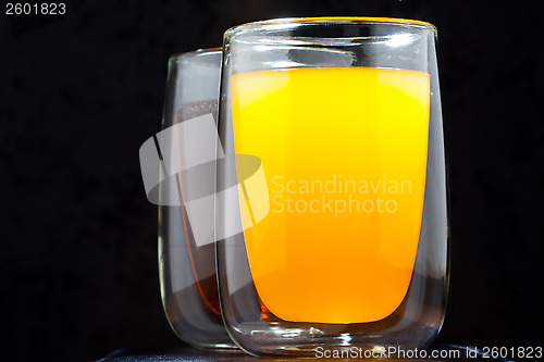 Image of two glasses with drinks