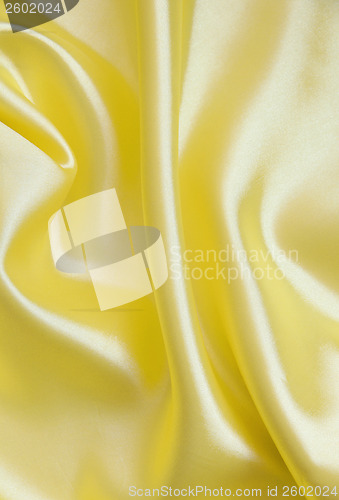 Image of Smooth elegant golden silk as background