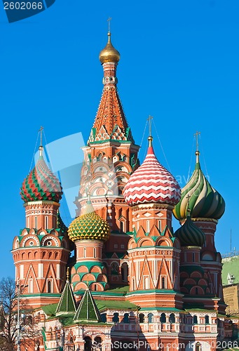 Image of Saint Basil Cathedral  in Moscow