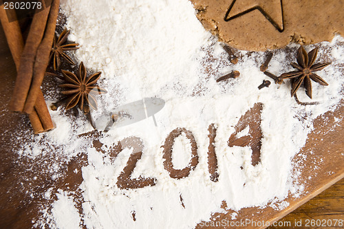 Image of The inscription on the flour - 2014