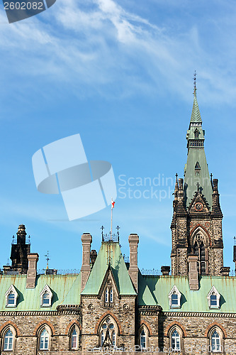 Image of Detail of Parliament of Canada
