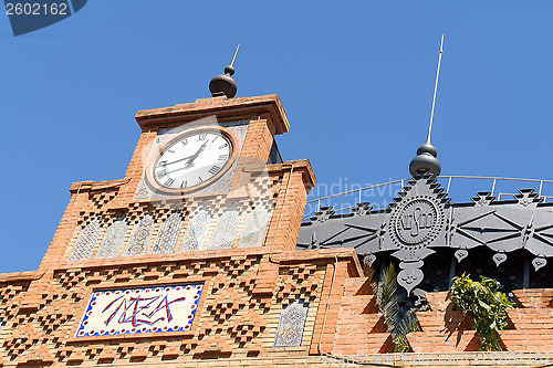 Image of Seville old train station in Plaza de Armas