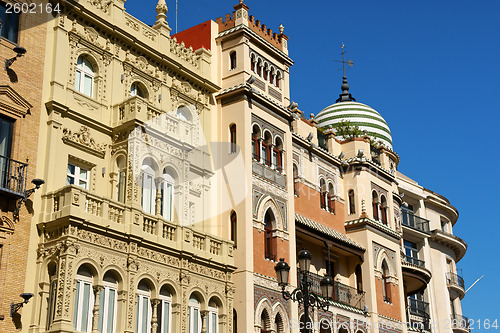 Image of Glimpse of downtown Seville, Spain