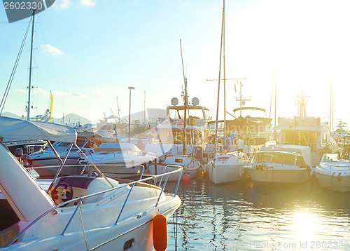 Image of Luxury yachts in Cannes