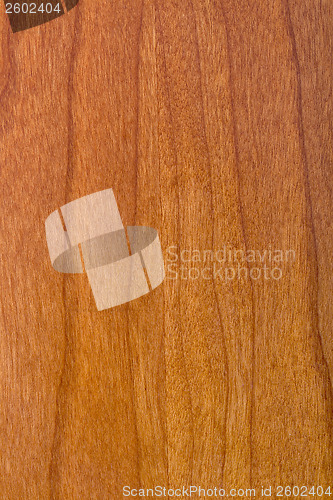 Image of laminate cherry wood varnished