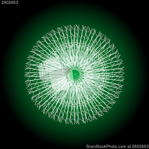 Image of vector design abstract guilloche elements for diploma or certificate