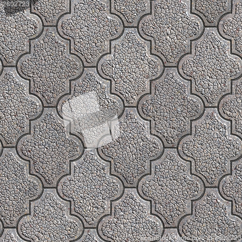 Image of Granular Paving Slabs. Seamless Tileable Texture.