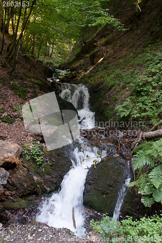 Image of Waterfall in Alps