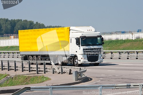 Image of Truck on highway