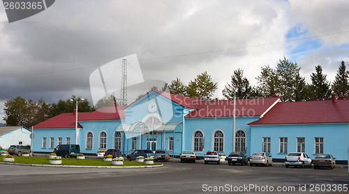 Image of Station Square in Apatity. North of Russia
