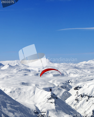Image of Sky gliding in Caucasus Mountains
