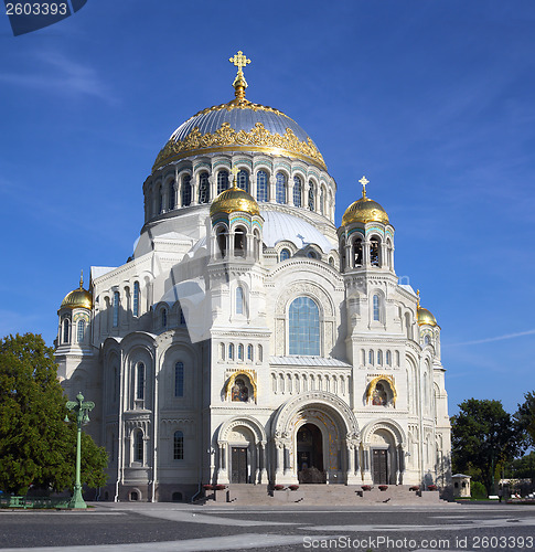 Image of Naval Cathedral in Kronstadt Saint-petersburg