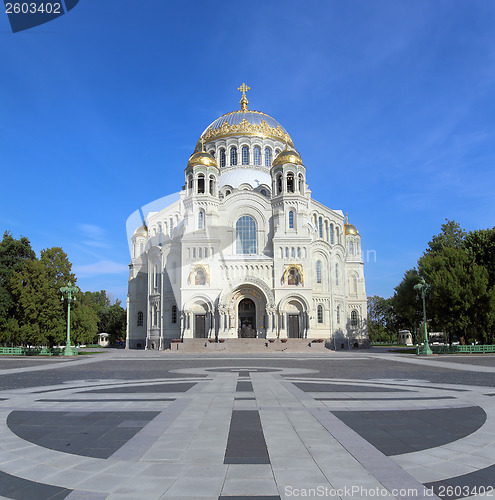 Image of Naval Cathedral in Kronstadt Saint-petersburg