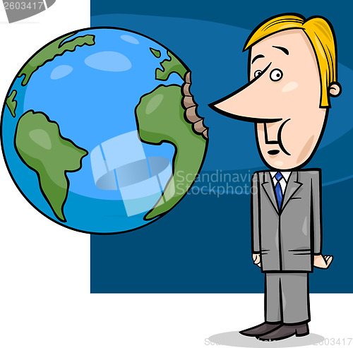 Image of business concept cartoon illustration