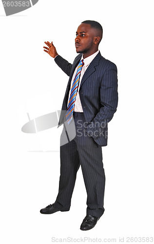 Image of Black man in business suit. 